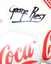 George Best signed football for Tuesday's Child