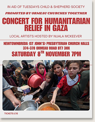 Tuesday’s Child Gaza Humanitarian Concert