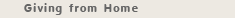 giving from home